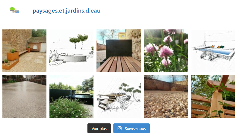 insta Paysagiste Lyon; paysages et jardins d'eau
